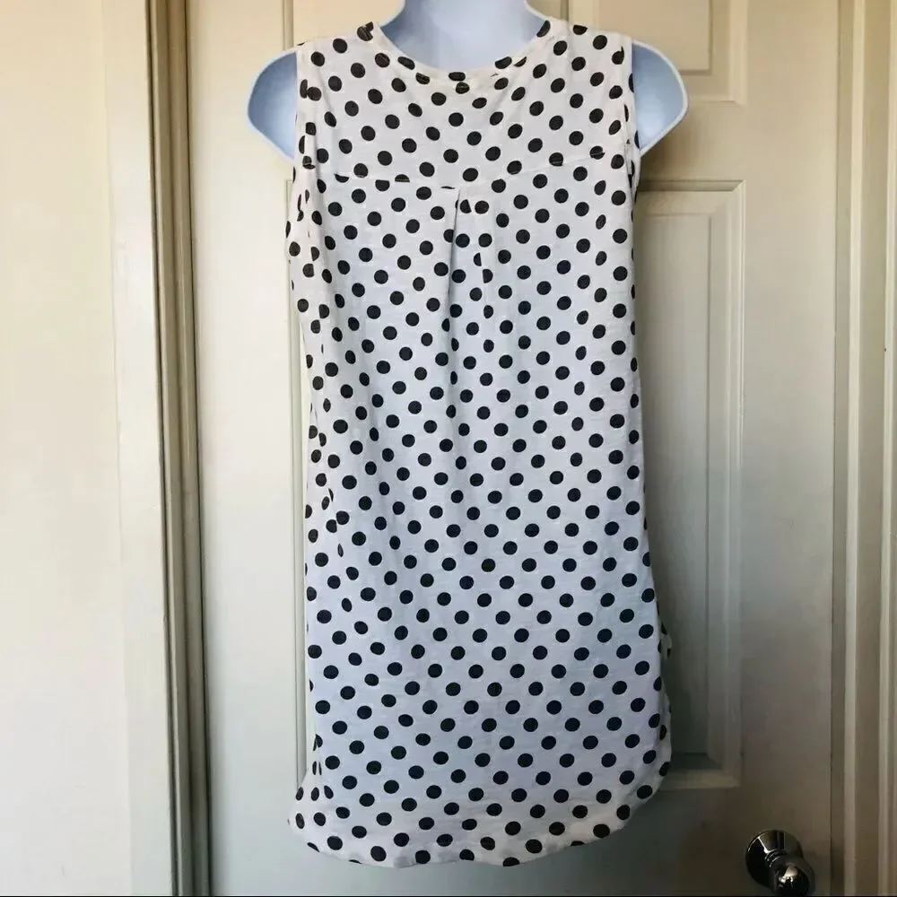 Kokomarina Asymmetrical polka dot Tank Top